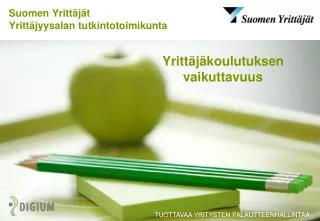 Suomen Yrittäjät Yrittäjyysalan tutkintotoimikunta