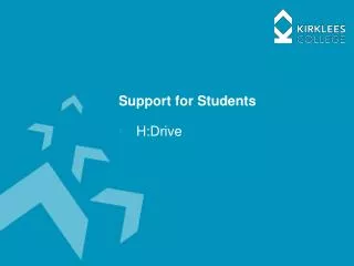 Support for Students