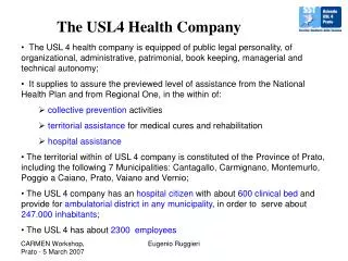 The USL4 Health Company