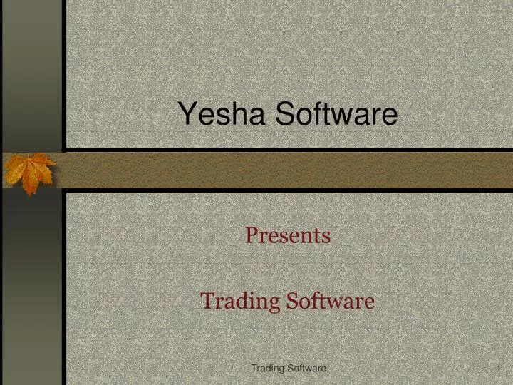 yesha software