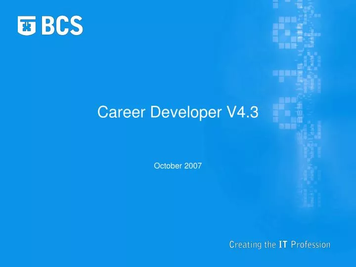 career developer v4 3
