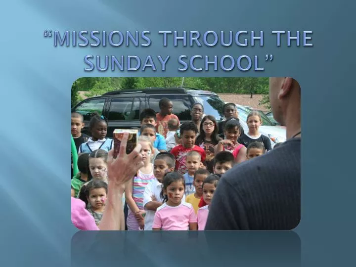 missions through the sunday school