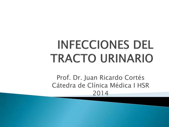 infecciones del tracto urinario