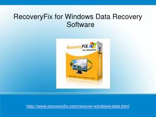 Windows Data Recovery Software to Recover Windows Partition