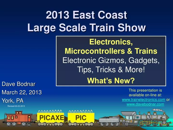 2013 east coast large scale train show