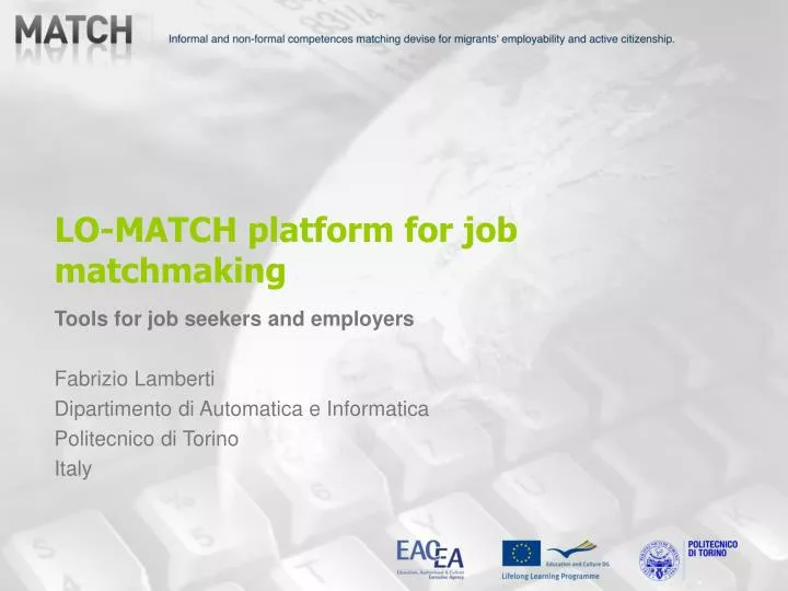 lo match platform for job matchmaking