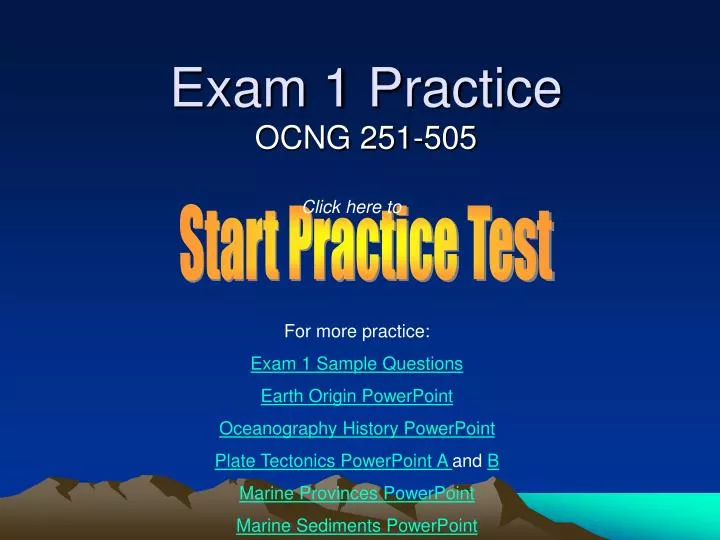 exam 1 practice