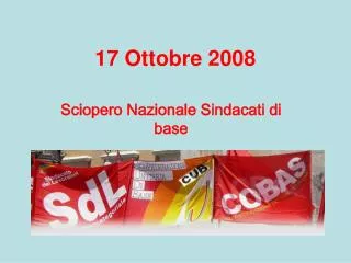 17 Ottobre 2008