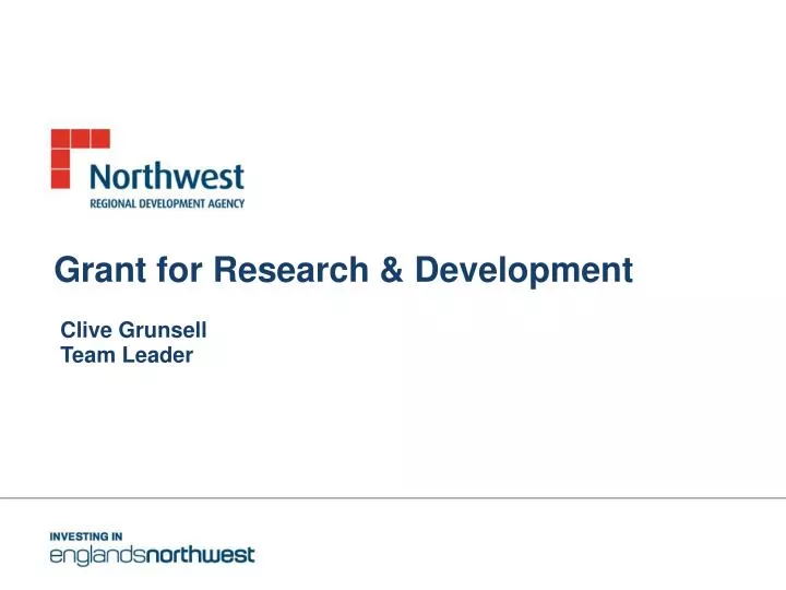 grant for research development