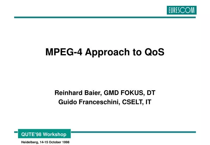 mpeg 4 approach to qos