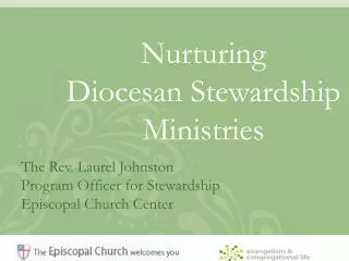 Nurturing Diocesan Stewardship Ministries