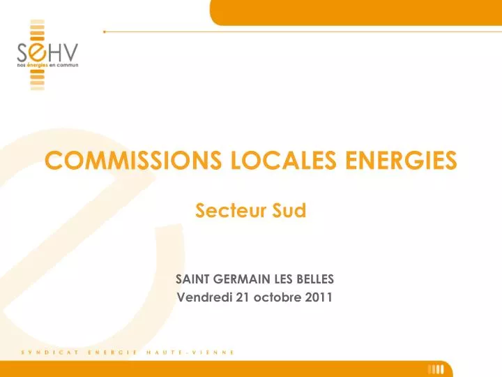 commissions locales energies secteur sud