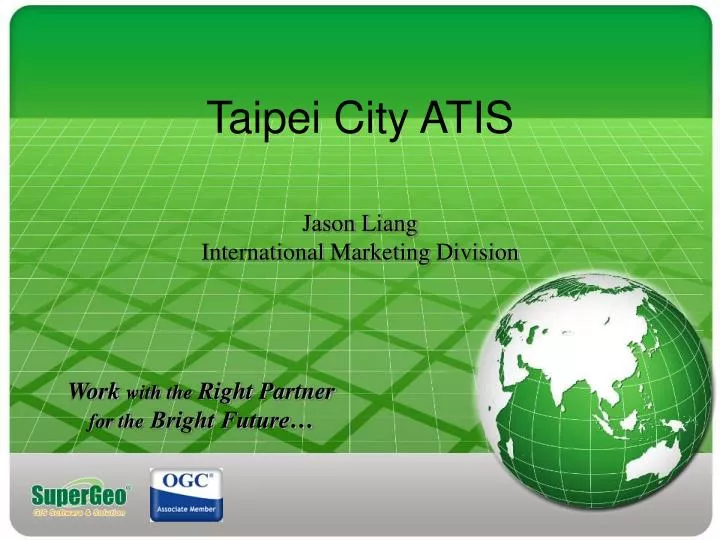 taipei city atis jason liang international marketing division