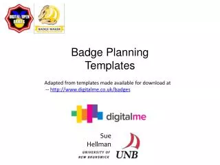 Badge Planning Templates