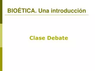 bio tica una introducci n