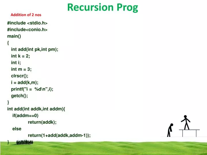 recursion prog