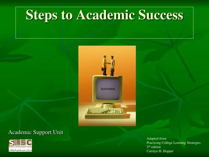 steps to academic success