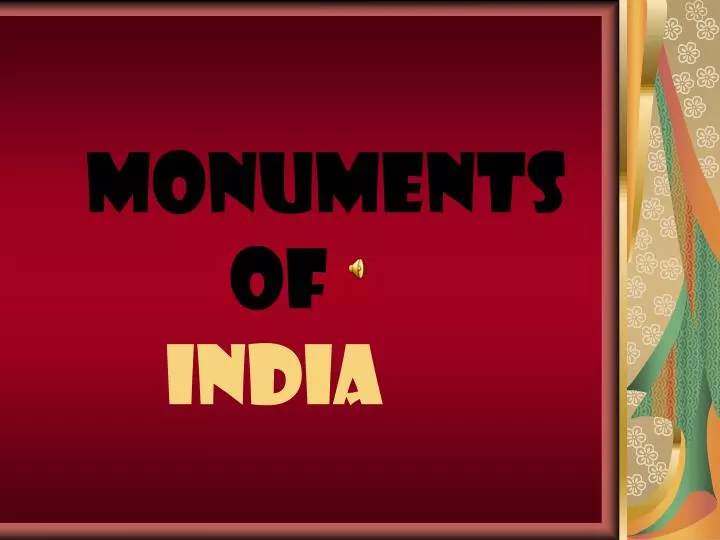 monuments of india