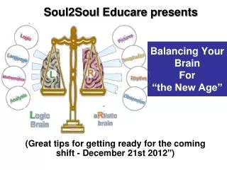 Balancing Your Brain For “the New Age”