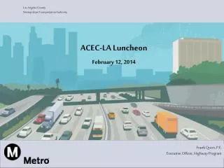 ACEC-LA Luncheon February 12, 2014