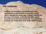 THE CENOZOIC - slide 1