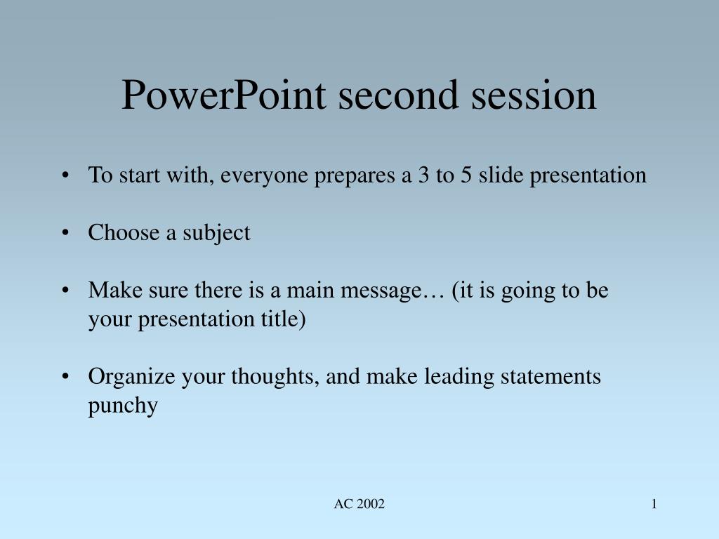 PPT - PowerPoint second session PowerPoint Presentation, free download ...