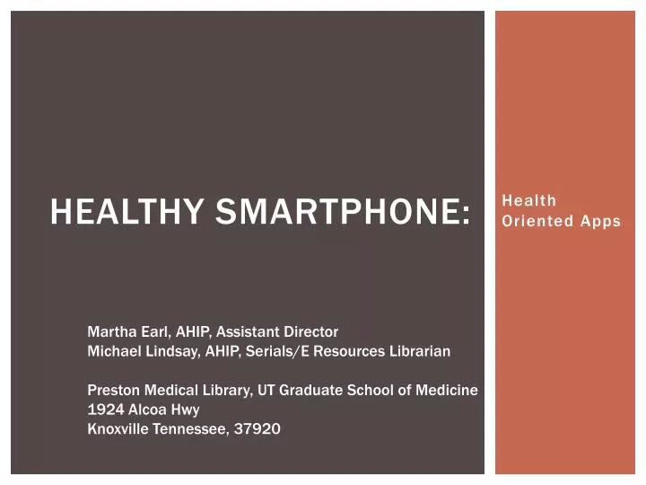 healthy smartphone