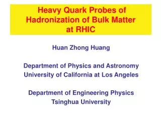 Heavy Quark Probes of Hadronization of Bulk Matter at RHIC