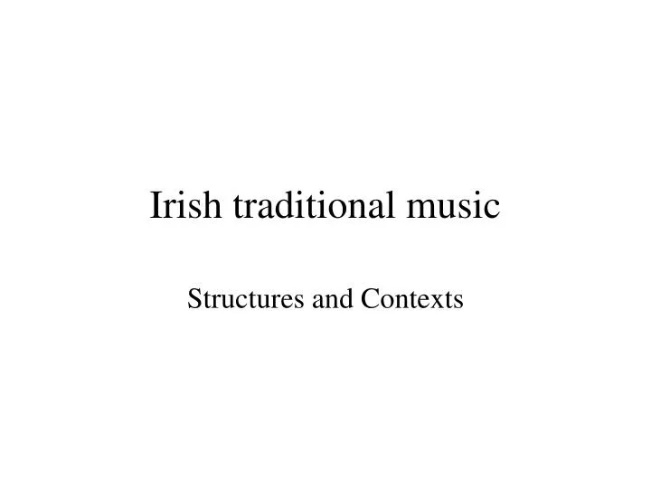 irish traditional music