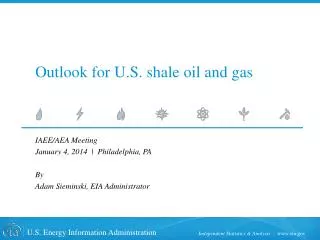 Outlook for U.S. shale oil and gas