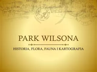 PARK WILSONA