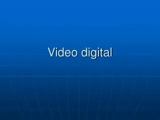 Video digital