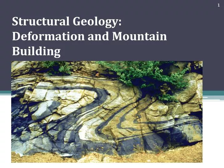 structural geology deformation and mountain building