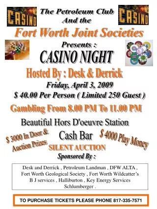 Fort Worth Joint Societies