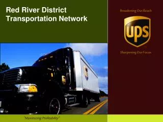 Red River District Transportation Network