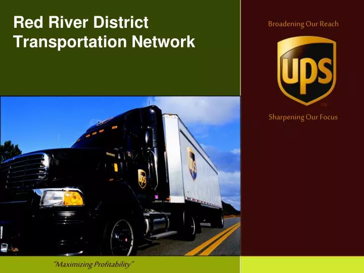 red river district transportation network