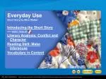 Everyday Use Short Story by Alice Walker - slide 1