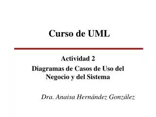 Curso de UML