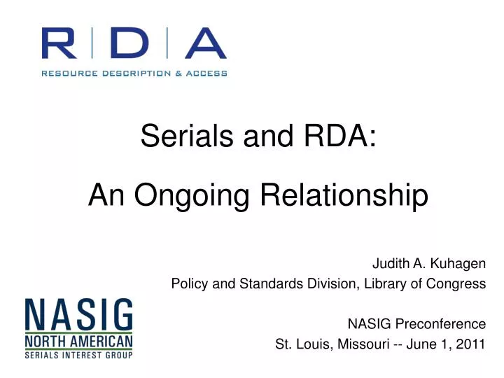 serials and rda an ongoing relationship