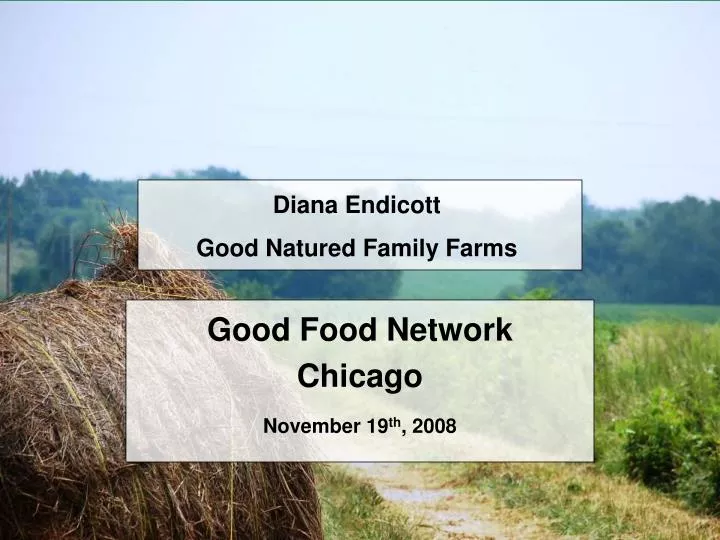 good food network chicago november 19 th 2008