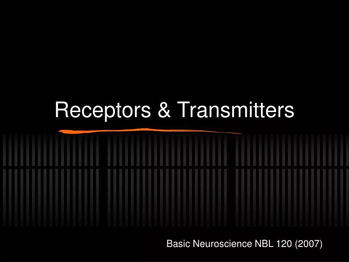 receptors transmitters