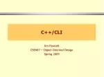 C++/CLI Object Models and Comparison - slide 1