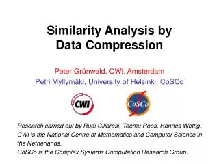 Similarity Analysis by Data Compression