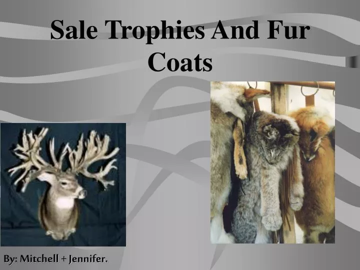 sale trophies and fur coats