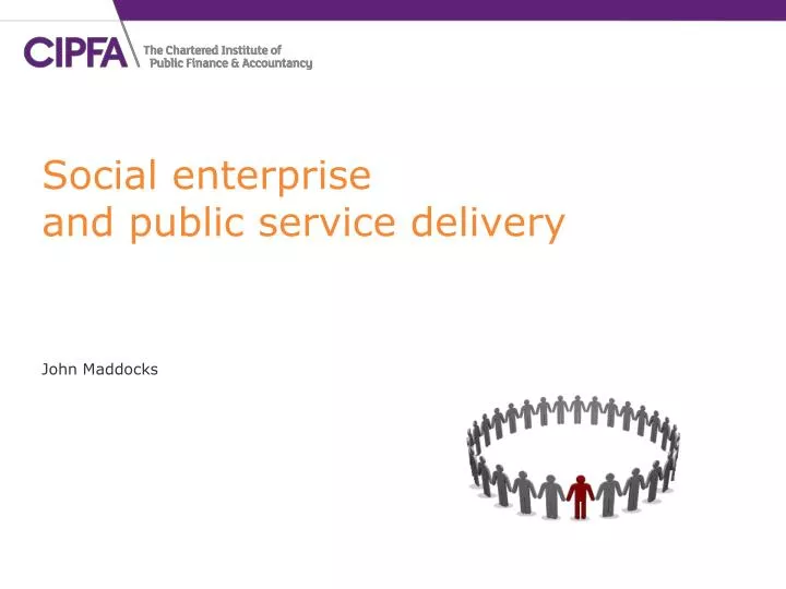 social enterprise and public service delivery