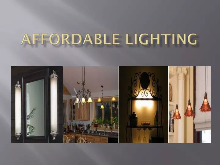 affordable lighting