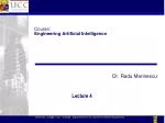 Course: Engineering Artificial Intelligence - slide 1