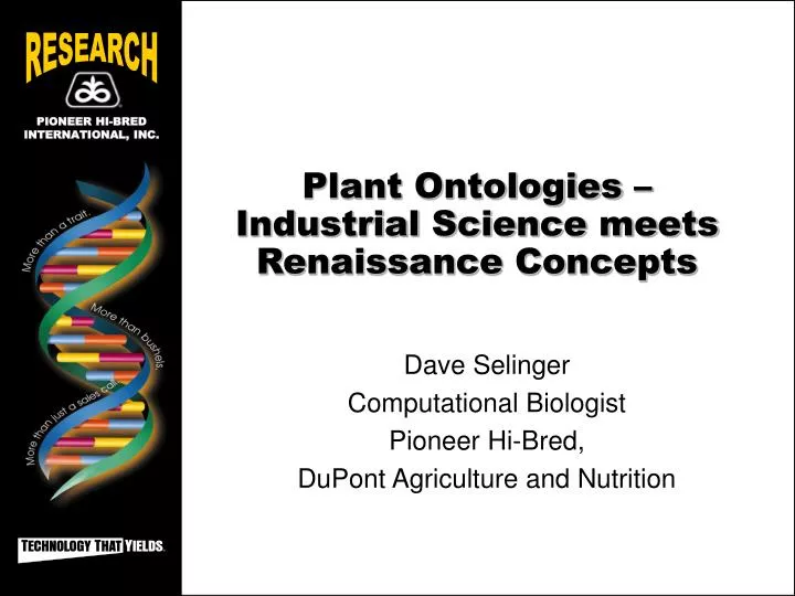 plant ontologies industrial science meets renaissance concepts