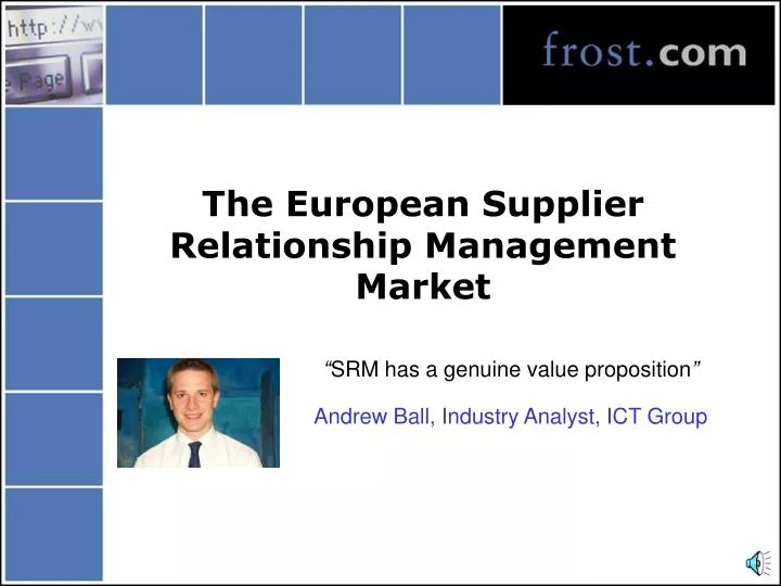 the european supplier relationship management market