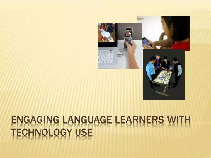 engaging language learners with technology use